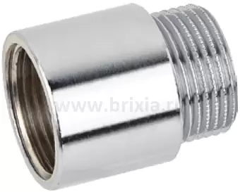 Удлинитель Вн—Нар хромированный 3/4" x 40мм