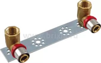 Планка монтажная с пресс коннекторами 1/2" x Ø16