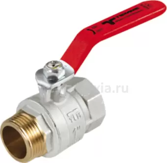 Kpaн шаровой Вн—Нар 1"1/2 стальной рычаг