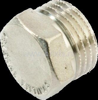 Заглушка Нар никелированная 1/4"