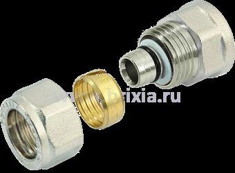 Соединитель с внутренней резьбой 3/4" x Ø16