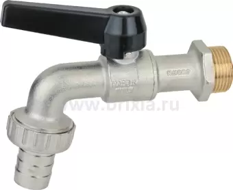 Kpaн шаровой усиленный водоразборный 1/2" рычаг