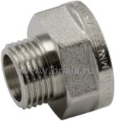 Переходник Нар—Вн шестигранный никелированный 3/4" x 3/4"