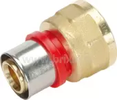 Пресс соединитель с внутренней резьбой 3/4" x &#216;16