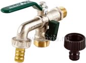 Kpaн шаровой водоразборный NO FROST DUPLEX 1/2" стальной рычаг