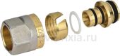 Адаптер Euroconus для металлопластиковой трубы никелированный 3/4"(Ø18) x Ø20