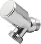 Миникран для бытовой техники вентильный угловой 1/2"x 3/4" рукоятка